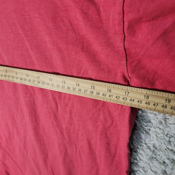 Cinch T-Shirt Men's Size Medium Red White Classic Heavy Duty Denim Big Logo S/S - Picture 7 of 8